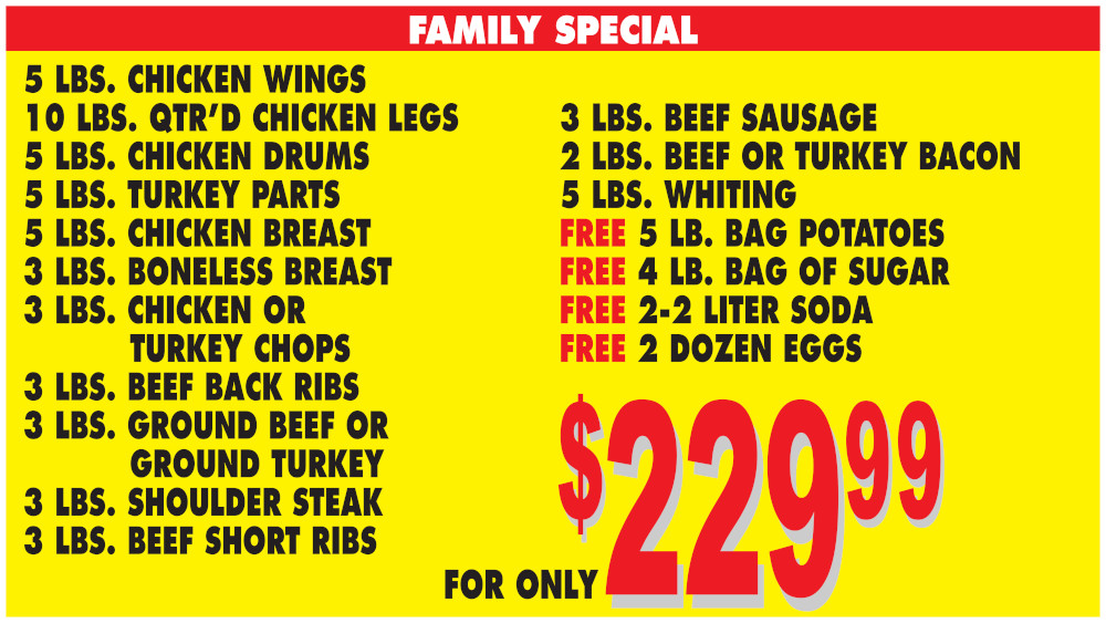 Family Meat Specials Four Seasons Meat Market